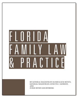 Two volume book, Florida Family Law & Practice James Publishing.